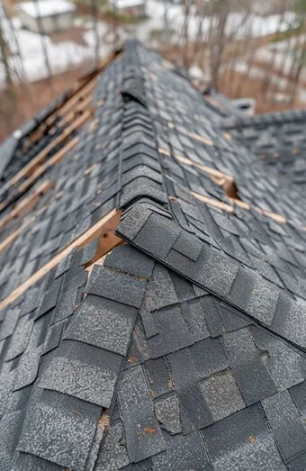 Storm Damage Roof Replacement X